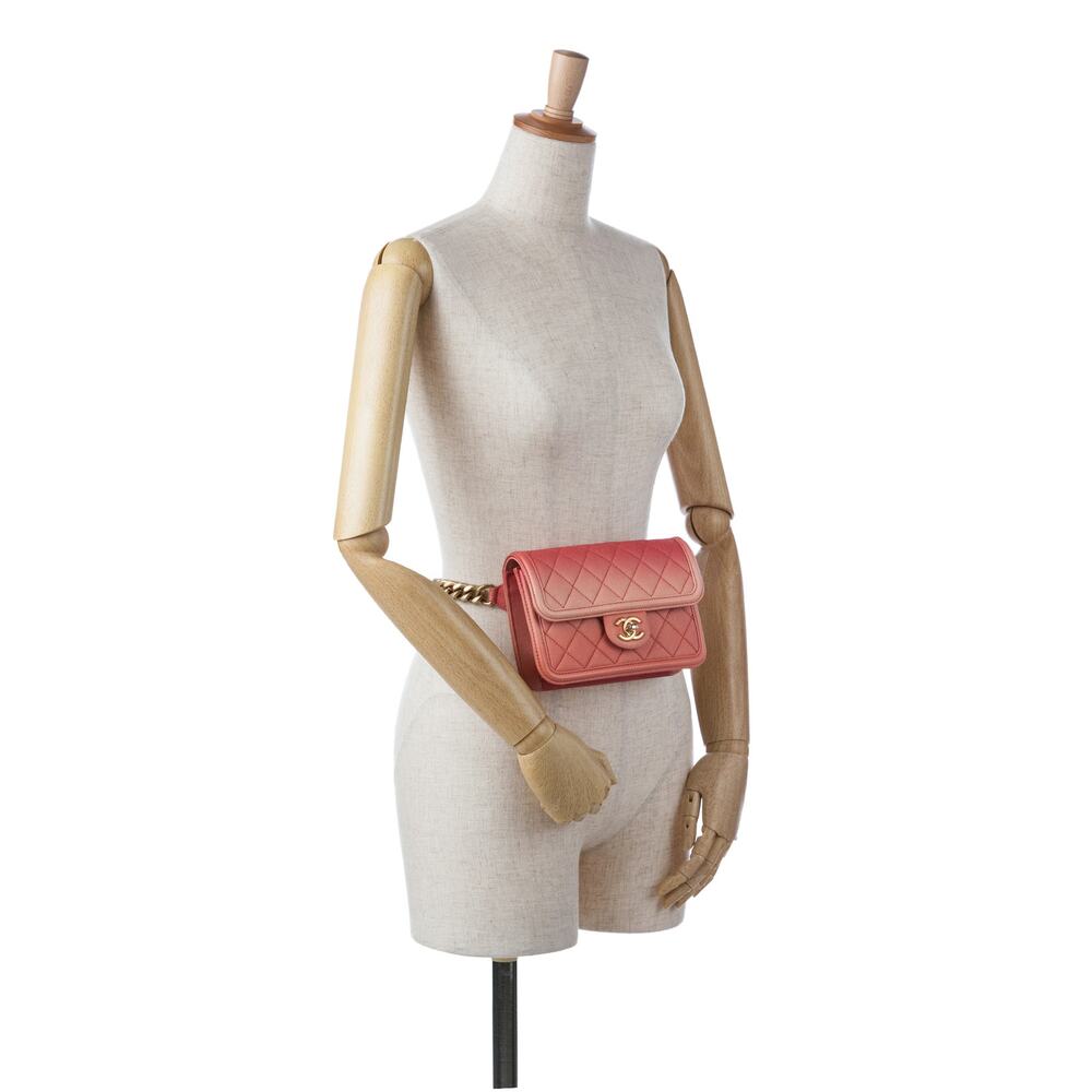Chanel Caviar Sunset On The Sea Flap Belt Bag - Picture 10 of 11